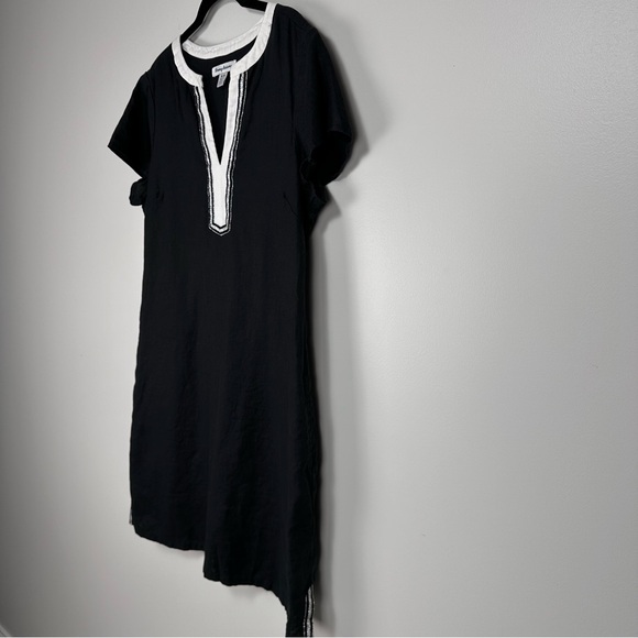 Tommy Bahama Two Palms 100% Linen Shift Short Sleeve Shift Dress pockets Medium - Picture 7 of 12